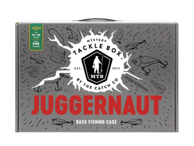 Catch Co Mystery Tackle Box Juggernaut Freshwater Bass Fishing Kit | Largemouth Bass | Smallmouth Bass | Bass Fishing | Topwater Fishing | Power Fishing